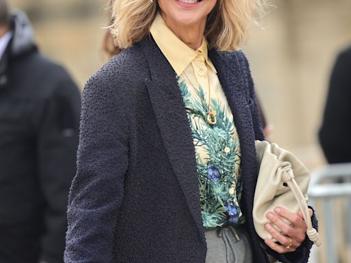 Meg Ryan Got Cozy at Paris Fashion Week—and I’ve Never Wanted a Pair of Grey Sweatpants so Badly