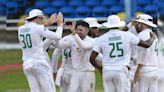 South Africa's Keshav Maharaj Restricts West Indies In Rainy Third Day Of Test | Cricket News