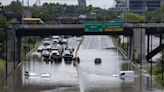 Torrential rains hit Canada's largest city Toronto, closing a major highway and other roads