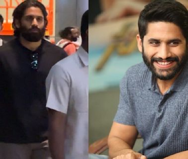 Amidst celebrating his Best Actor win, Naga Chaitanya was spotted at the Hyderabad airport