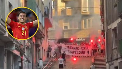 "Zorionak Mikel txapeldun": Eibar se vuelca en el recibimiento a Oyarzabal tras proclamarse campeón de la Eurocopa con España