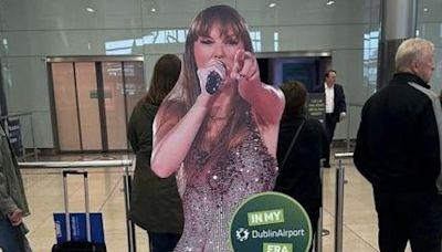 Dublin Airport wants to #FreeTaylor after woman removes lifesize cutout of star from Terminal 2