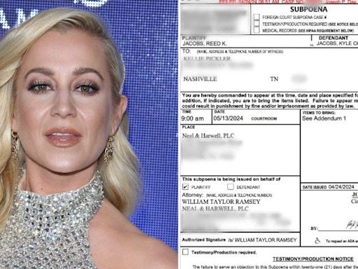 READ: Here's the Subpoena Kellie Pickler's in-Laws Sent Country Star Demanding She Turn Over Late Husband's Property