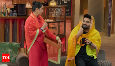 The Great Indian Kapil Show: Sania Mirza's witty replies to Kapil Sharma makes him wonder, 'Pichle janam mein meri jethani toh nahi thi tu' | - Times of India