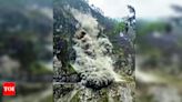 Another landslide blocks Badrinath highway | Dehradun News - Times of India