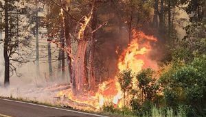 Several wildfires force road closures across Washington