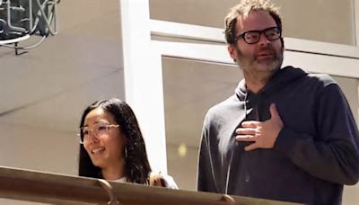 Bill Hader & Ali Wong Radiate Joy During Cozy Dinner Outing