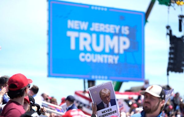 Trump supporters flock to massive New Jersey campaign rally to hear former president speak amid ongoing trials