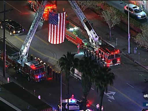 Procession held for deputy who died after found unresponsive at South LA station