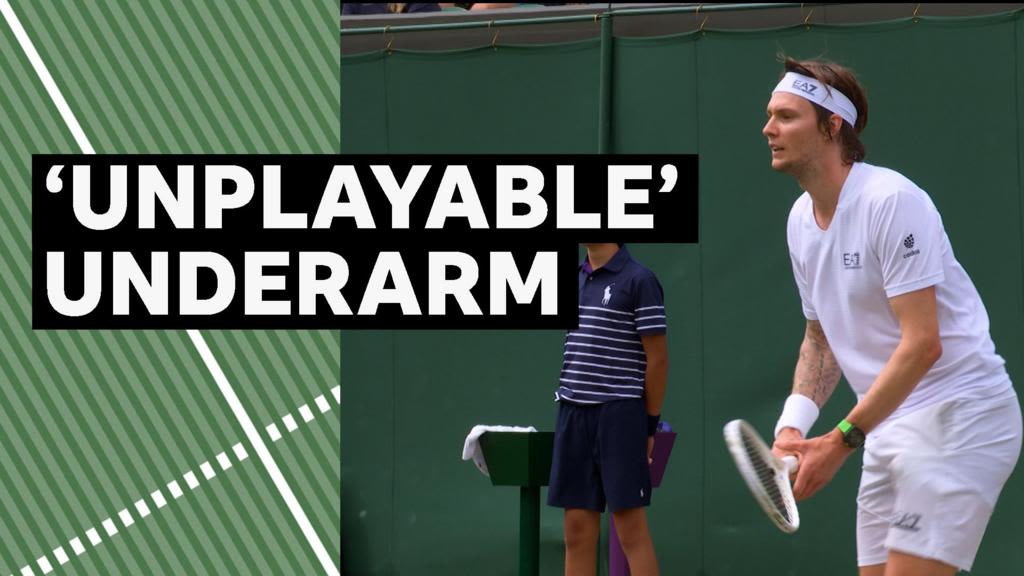 Wimbledon 2024: Alexander Rublik hits ace against Tommy Paul