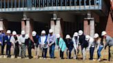 People gather for groundbreaking of major renovation project at Thiel College