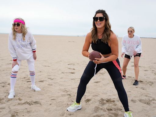 Emily Simpson Challenged the RHOC Cast to an Epic Flag Football Game: "Get the Tension Out" | Bravo TV Official Site