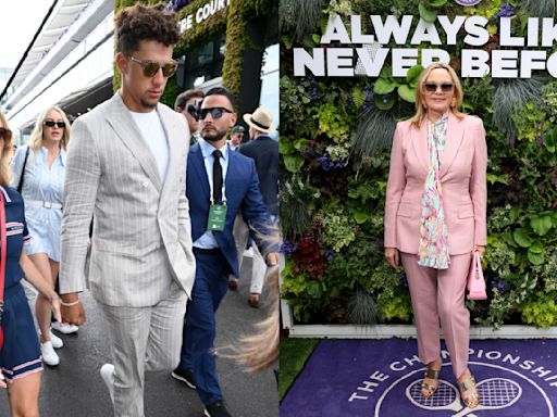 Patrick Mahomes, Rebel Wilson, Kim Cattrall and More Celebrity Fashion at Wimbledon 2024