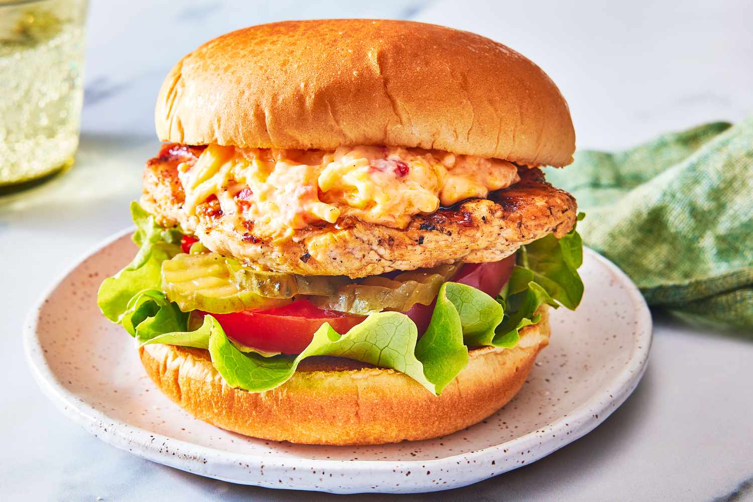 Pimiento Cheese Is The Secret To The Best-Ever Grilled Chicken Sandwich