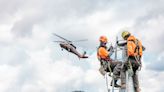 Black Hawk Helicopter Installs New Lift Towers at Red River Ski Area, New Mexico