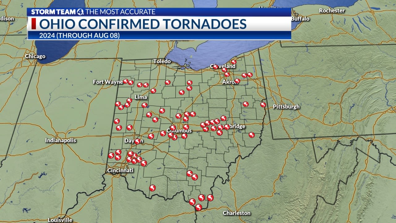 4 tornadoes confirmed outside Cleveland, building record-breaking total for Ohio