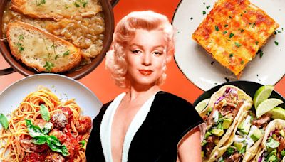 Marilyn Monroe's Favorite Foods Are Classics For A Reason