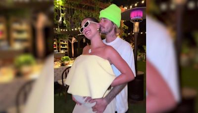 Justin Bieber cradles Hailey’s baby bump in new pregnancy video