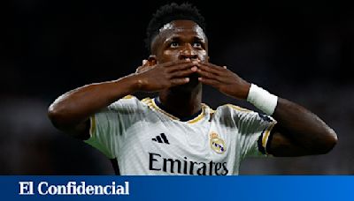 El Bernabéu dicta sentencia: pide el Balón de Oro para Vinícius en la goleada al Alavés (5-0)
