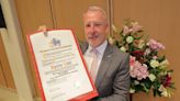 Sunderland AFC 'legend' Kevin Ball presented with Freedom of the City award