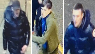 Cops eager to speak to these men following incident in Glasgow