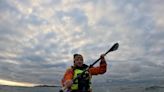 Kayaker’s ‘surreal’ return to land after 58 days paddling around British coast