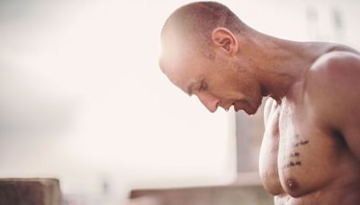 Dumbbell Snatch and Press-up Breathing Ladder To Build Explosive Shoulders and Pumped Pecs