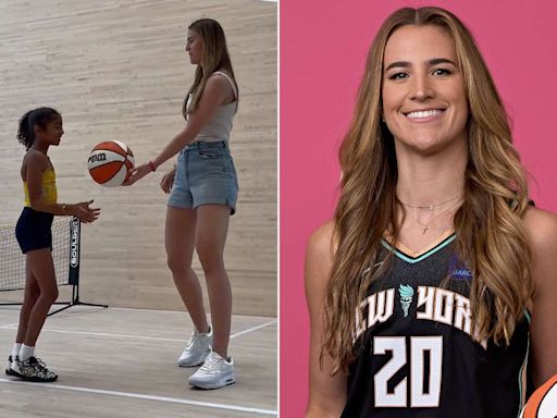 Sabrina Ionescu Plays Basketball with Kobe and Vanessa Bryant’s Daughter Bianka: ‘Definitely Runs in the Family’