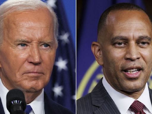 Jeffries and Biden meet but Democratic leader does not offer the president his endorsement