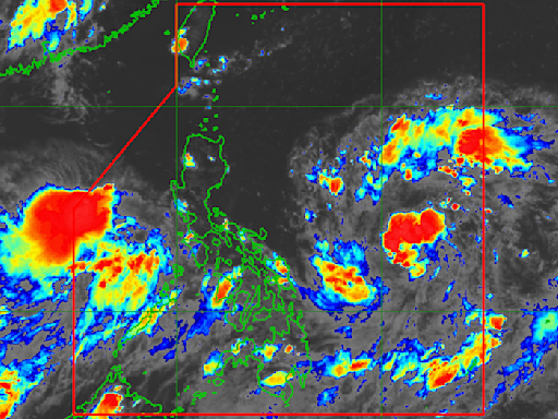 Another low pressure area forms while first LPA moves away from land