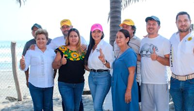 En la Costa michoacana la fuerza y el corazón están por el rescate de México, por eso ¡vamos a ganar!: Araceli Saucedo