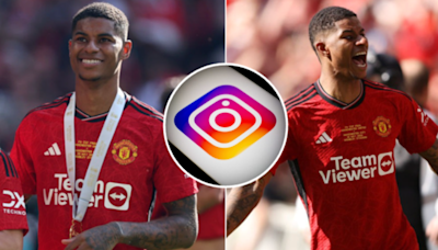 Man Utd fans spot Marcus Rashford 'cutting player' out of Instagram post