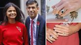 Downing Street's flashy engagement rings: Carrie Johnson's £50k emerald, Akshata Murty's £30k diamond & more
