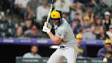 Rhys Hoskins hit by pitch with bases loaded in 9th inning, Brewers beat Rockies 4-3