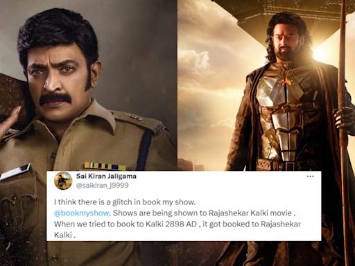 Kalki Ticket Fiasco: BookMyShow Mistakenly Lists Rajasekhar's Film Instead Of Prabhas- Deepika Padukone Starrer