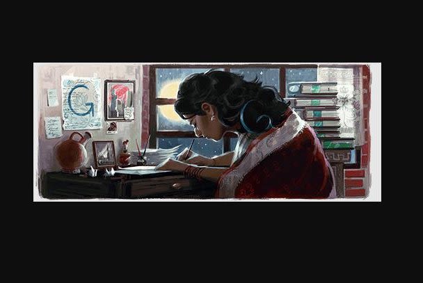 Google celebrates poet Meena Alexander with a Doodle