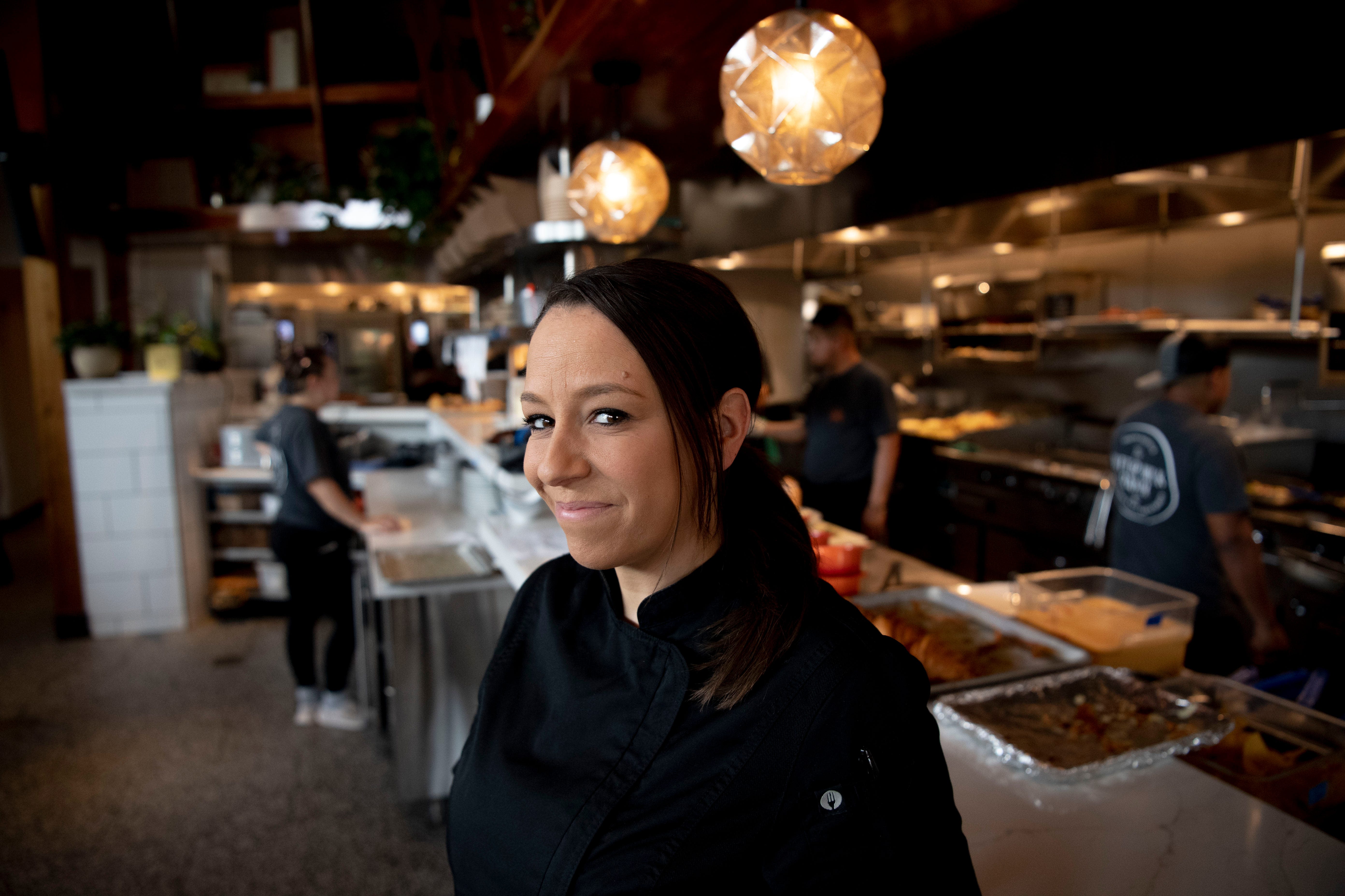 She's the pastry chef at the wildly popular Butter Milk Ranch. Flour can be deadly for her