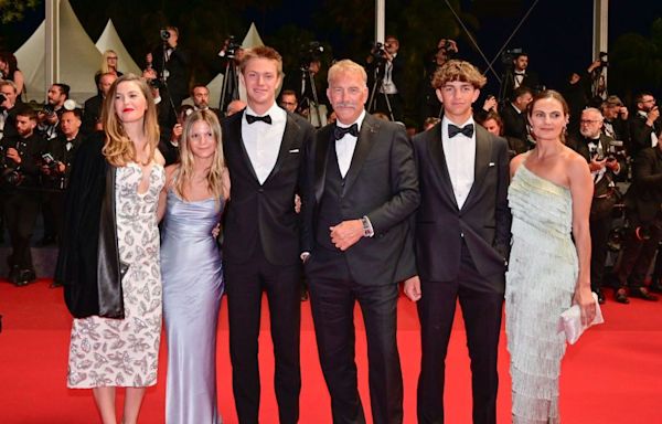 Kevin Costner Says He'll "Never Forget" Attending Cannes Film Festival with 5 of His Children