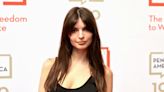 Emily Ratajkowski Glistens Wearing Red Bikini in Steamy Shower Footage