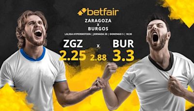 Real Zaragoza vs. Burgos CF: horario, TV, estadísticas, clasificación y pronósticos