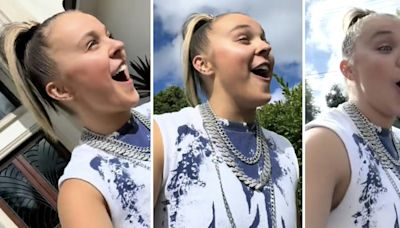 Jojo Siwa Reveals New Tesla Car Wrap Inspired By "Karma"