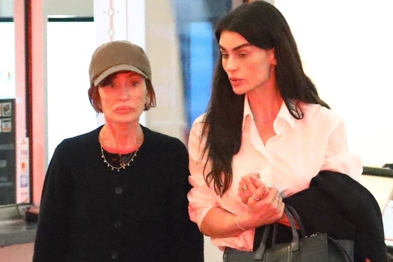 Sharon Osborne and Her Rarely Seen Daughter Aimee Have Dinner Together in L.A.