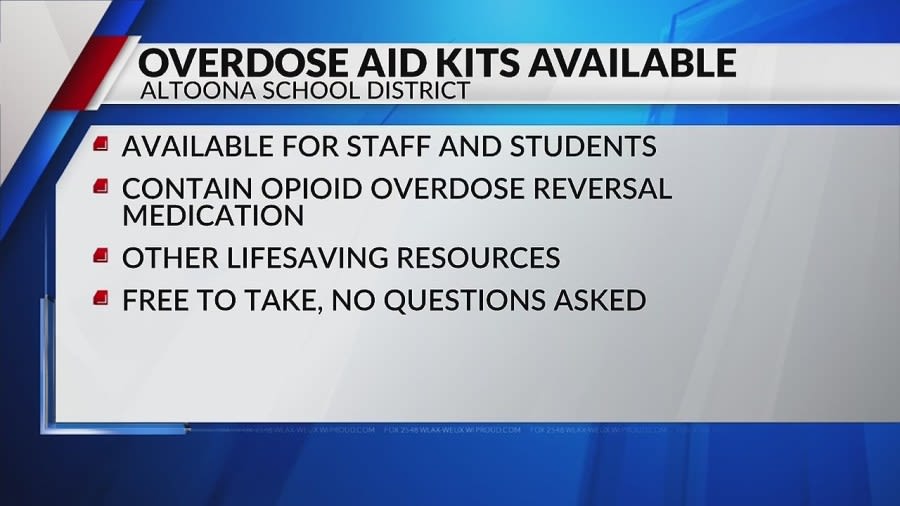 Altoona School District implements overdose aid kits