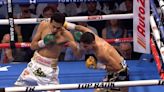 Rafael Espinoza successfully defends WBO title, stopping Sergio Chirino in the fourth round