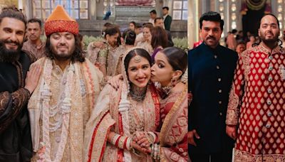 Ranveer Singh, Ram Charan share unseen photos from Anant Ambani-Radhika Merchant’s wedding; Salman Khan photobombs