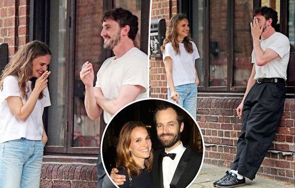 Natalie Portman, 42, can’t stop smiling with Paul Mescal, 28, in London after Benjamin Millepied divorce