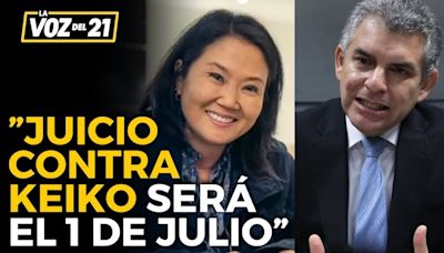 Rafael Vela: “Es inexorable, juicio oral contra Keiko Fujimori será el 1 de julio”