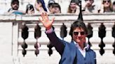 Tom Cruise Vows to ‘Always Fight for Big Theaters’ From Rome’s Spanish Steps at ‘Mission: Impossible 7’ World Premiere