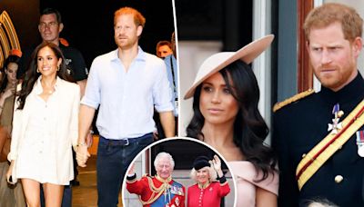 Prince Harry and Meghan Markle snubbed by royal family, not invited to Trooping the Colour