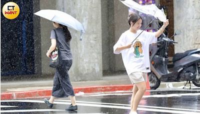 中南部「這時」雨最大 專家提醒：低窪地區恐積水